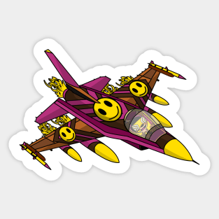 Ecstatica Warplane Sticker